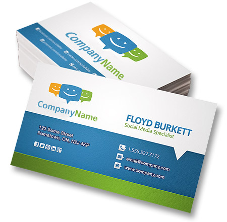 business cards full colour both sides printed in kitchener staple business cards