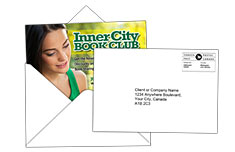 Direct Mail Postcard Enveloped and Addressed Postage