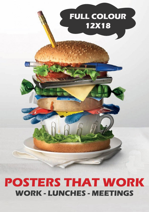 Posters printed full color 12X18 ElectraColour Kitchener Waterloo