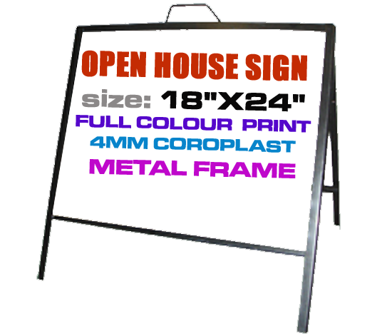 Open House Sign