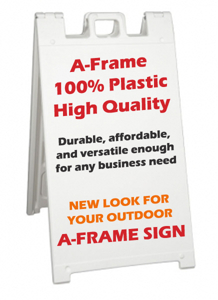 Plastic Sign Frame