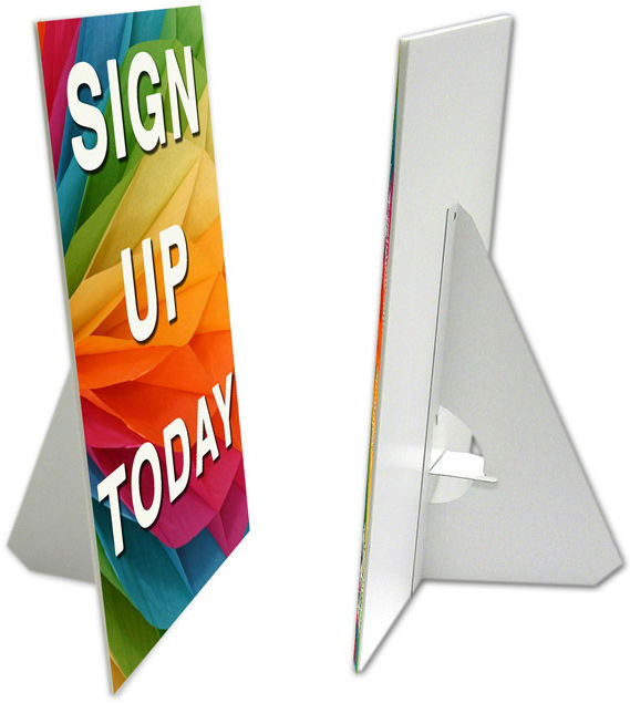 Easel signs