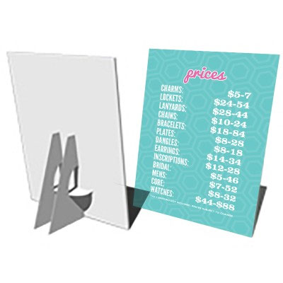 Easel signs