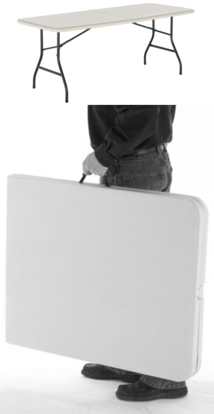 Display Table, Food Table, Party Table Displays or Tradeshow & Presentation