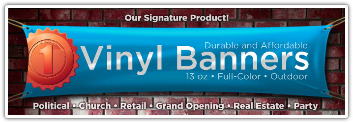 Small/Large Vinyl Banners Printed Kitchener-Waterloo