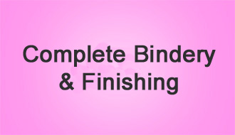 complete bindery & finishing